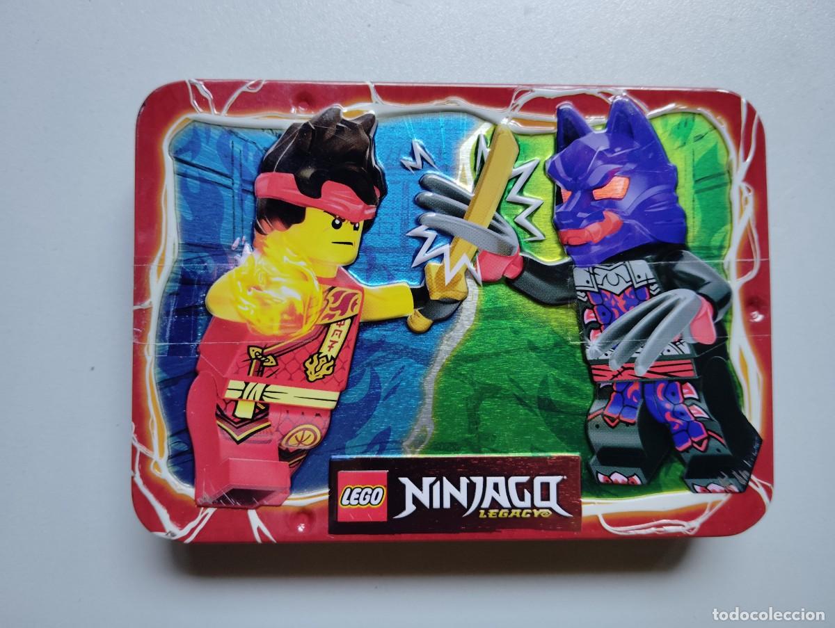 Juegos construcci&oacute;n - LEGO: LEGO. ORIGINAL. NINJAGO. CAJITA METALICA CON 2 MINIFIGURAS. 112502. NUEVO