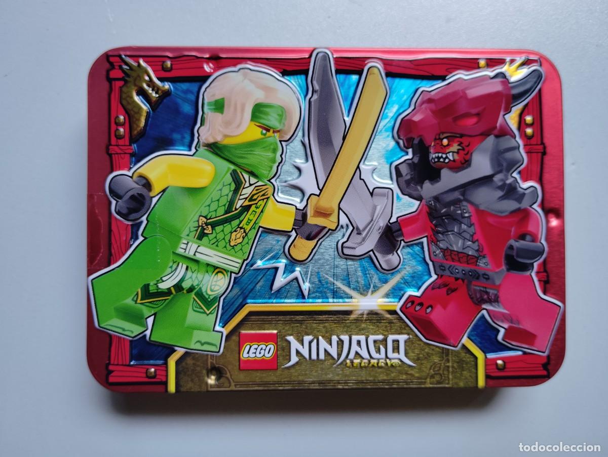 Juegos construcci&oacute;n - LEGO: LEGO. ORIGINAL. NINJAGO. CAJITA METALICA CON 2 MINIFIGURAS. 112601. NUEVO