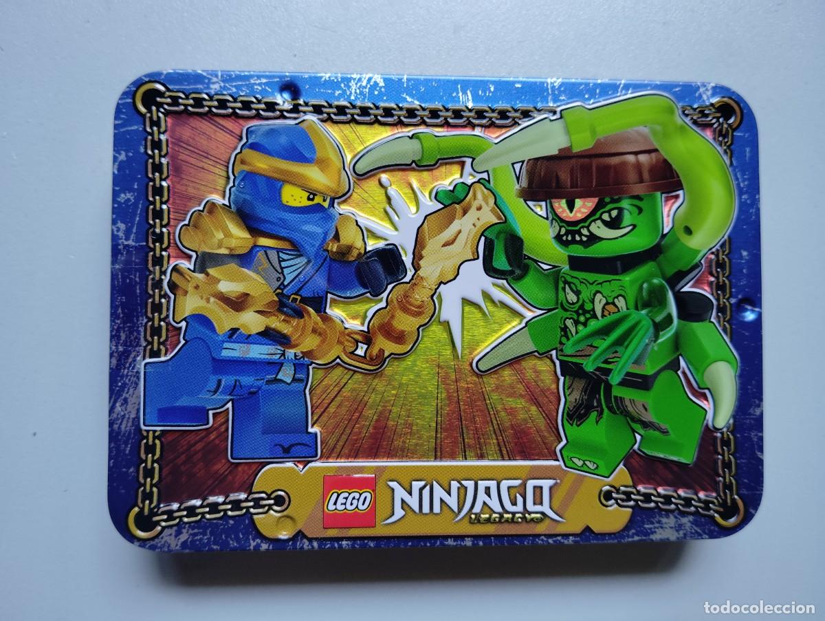 Juegos construcci&oacute;n - LEGO: LEGO. ORIGINAL. NINJAGO. CAJITA METALICA CON 2 MINIFIGURAS. L0002214. NUEVO