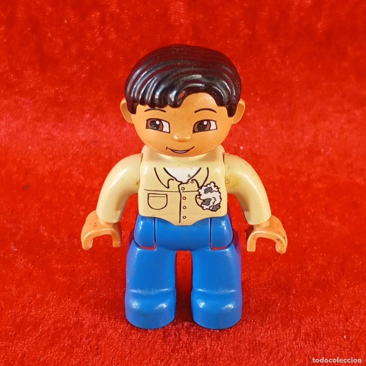 Juegos construcci&oacute;n - LEGO: FIGURA ARTICULADA - LEGO DUPLO VILLE - HOMBRE MEC&Aacute;NICO - 6,5 X 5 CM / 2073