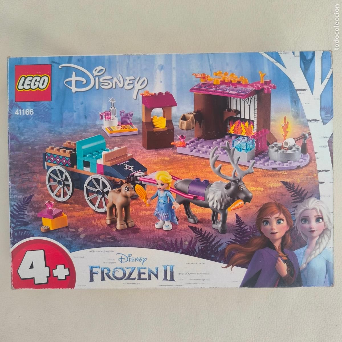 Juegos construcci&oacute;n - LEGO: CAJA LEGO JUEGO JUGUETE WALT DISNEY FROZEN II ELSA RENO TRINEO CARRO 41166