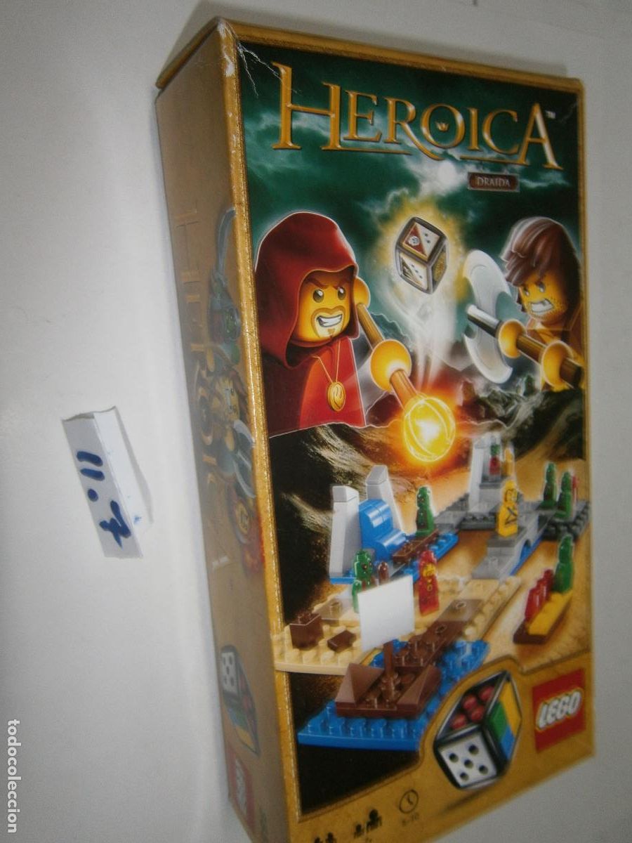 Juegos construcci&oacute;n - LEGO: ANTIGUO JUEGO DE MESA LEGO HEROICA