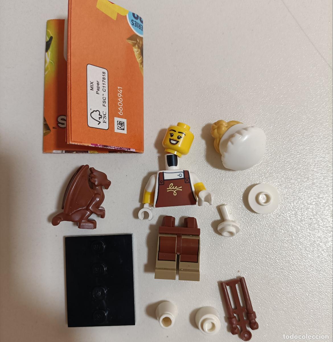 Juegos construcci&oacute;n - LEGO: lego 2026 mini figures serie 29 pastelera dragon chocolate cocinera mujer rubia cocina pastel