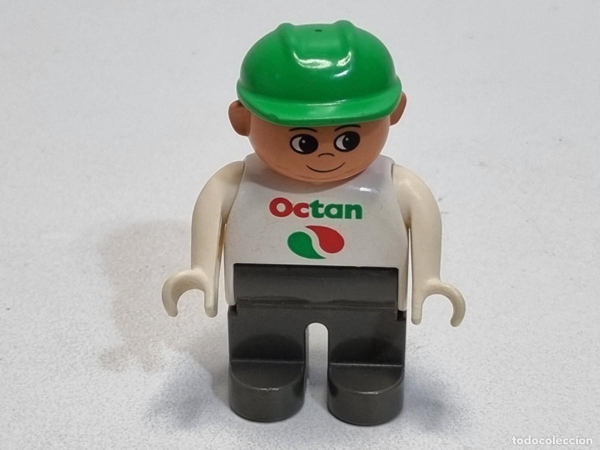 Juegos construcci&oacute;n - LEGO: Lego Duplo 3091 Figura Chofer Operario Trabajador Octan Camion Gasolina