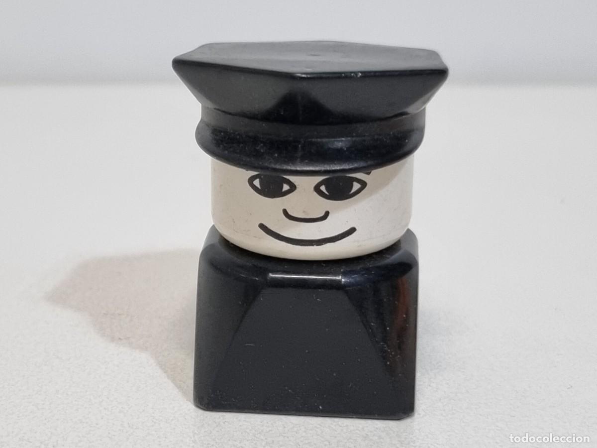 Juegos construcci&oacute;n - LEGO: Dificil Figura Policia Interlego AG Lego AIS Duplo 1977 Hotel Legoville 524