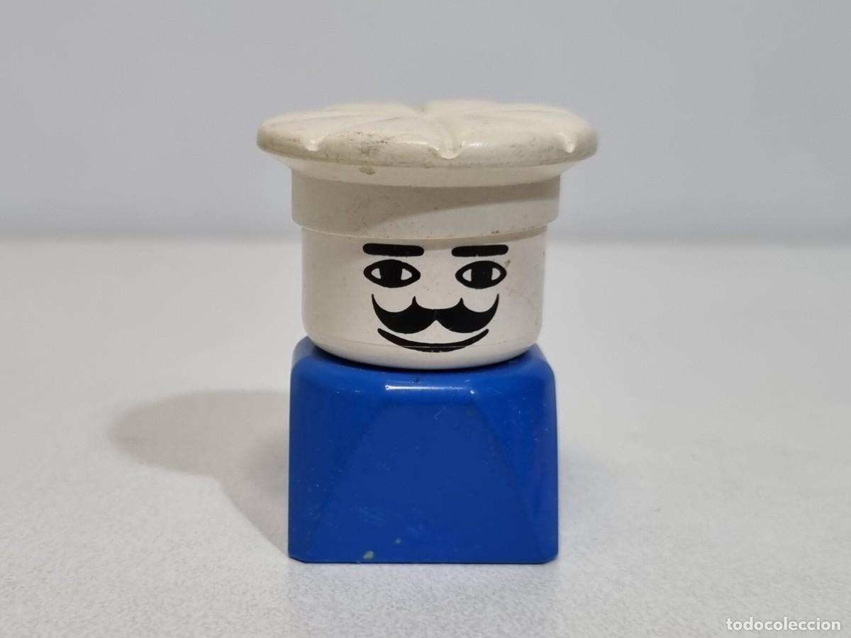 Juegos construcci&oacute;n - LEGO: Dificil Figura Cocinero Interlego AG Lego AIS Duplo 1977 Hotel Legoville 524