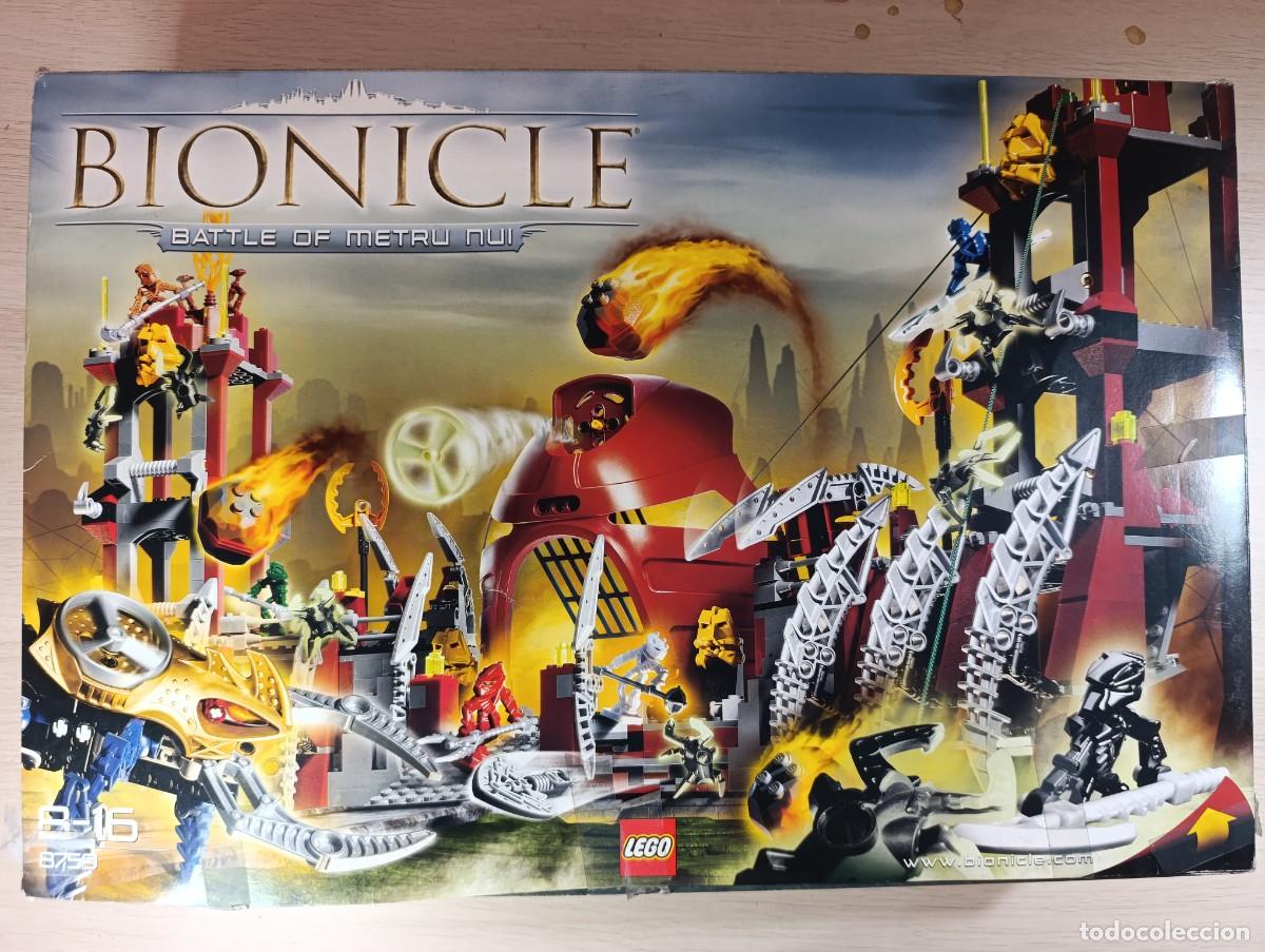Juegos construcci&oacute;n - LEGO: LEGO Bionicle 8759 Battle of Metru Nui 2005 Set Grande Toa Visorak Coleccionismo Incompleto