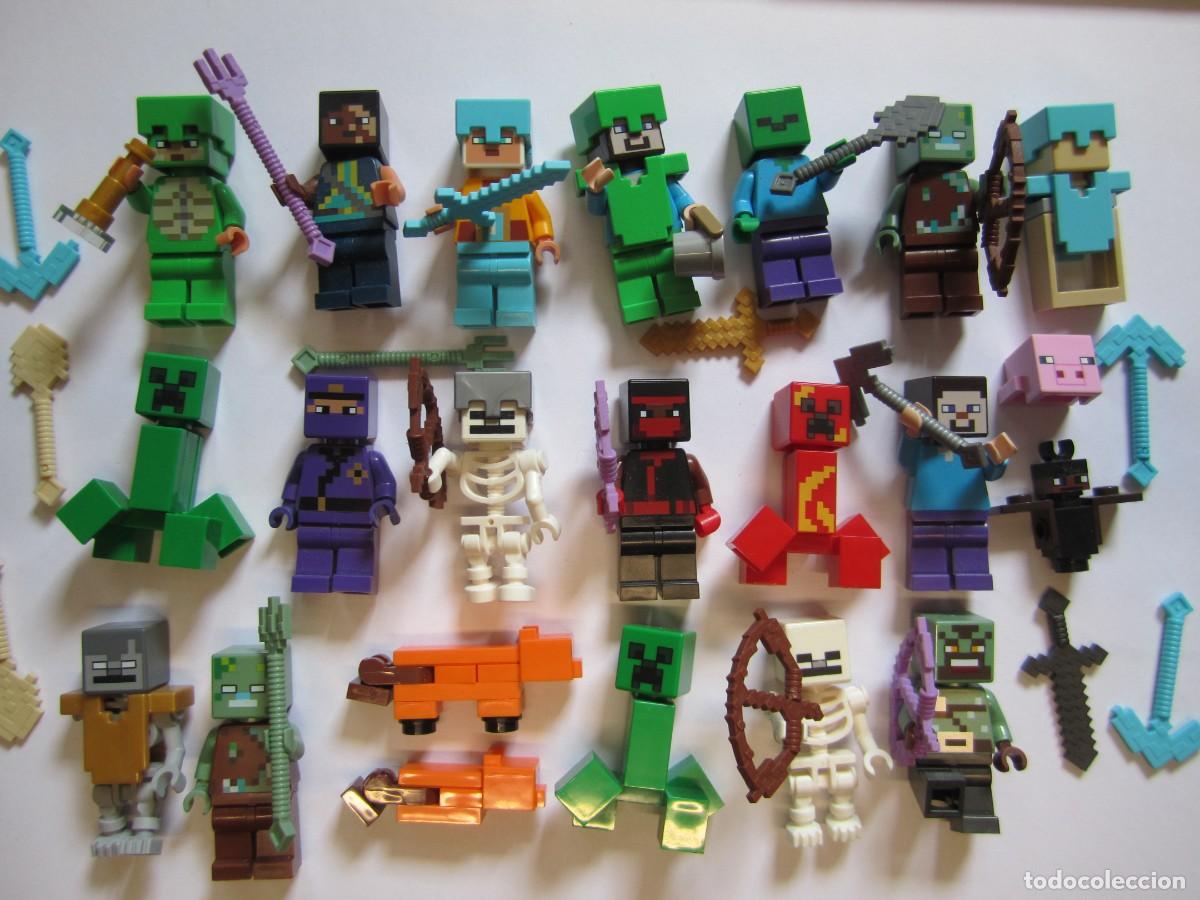 Juegos construcci&oacute;n - LEGO: lote figuras lego minecraft