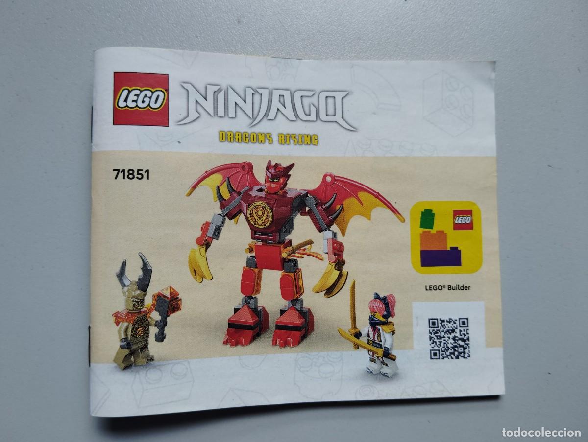 Juegos construcci&oacute;n - LEGO: LEGO. ORIGINAL. NINJAGO. MANUAL INSTRUCCIONES 71851. NUEVO