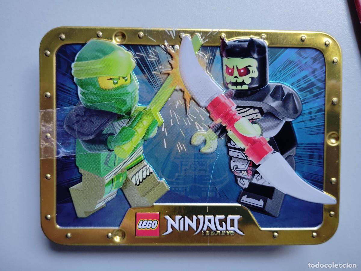 Juegos construcci&oacute;n - LEGO: LEGO. ORIGINAL. NINJAGO CON DOS MINIFIGURAS. CAJA METALICA. NUEVO