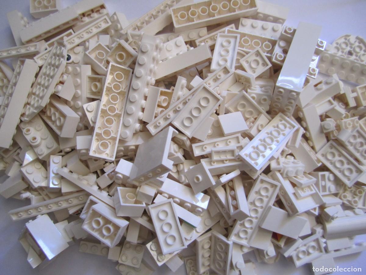 Juegos construcci&oacute;n - LEGO: lote mas de 300 piezas blancas lego
