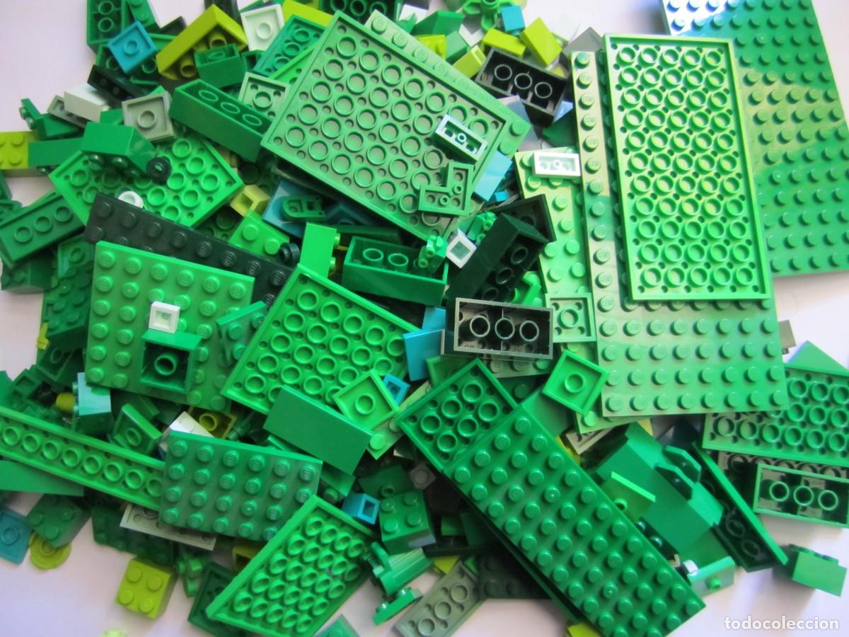 Juegos construcci&oacute;n - LEGO: lote mas de 400 piezas verdes lego