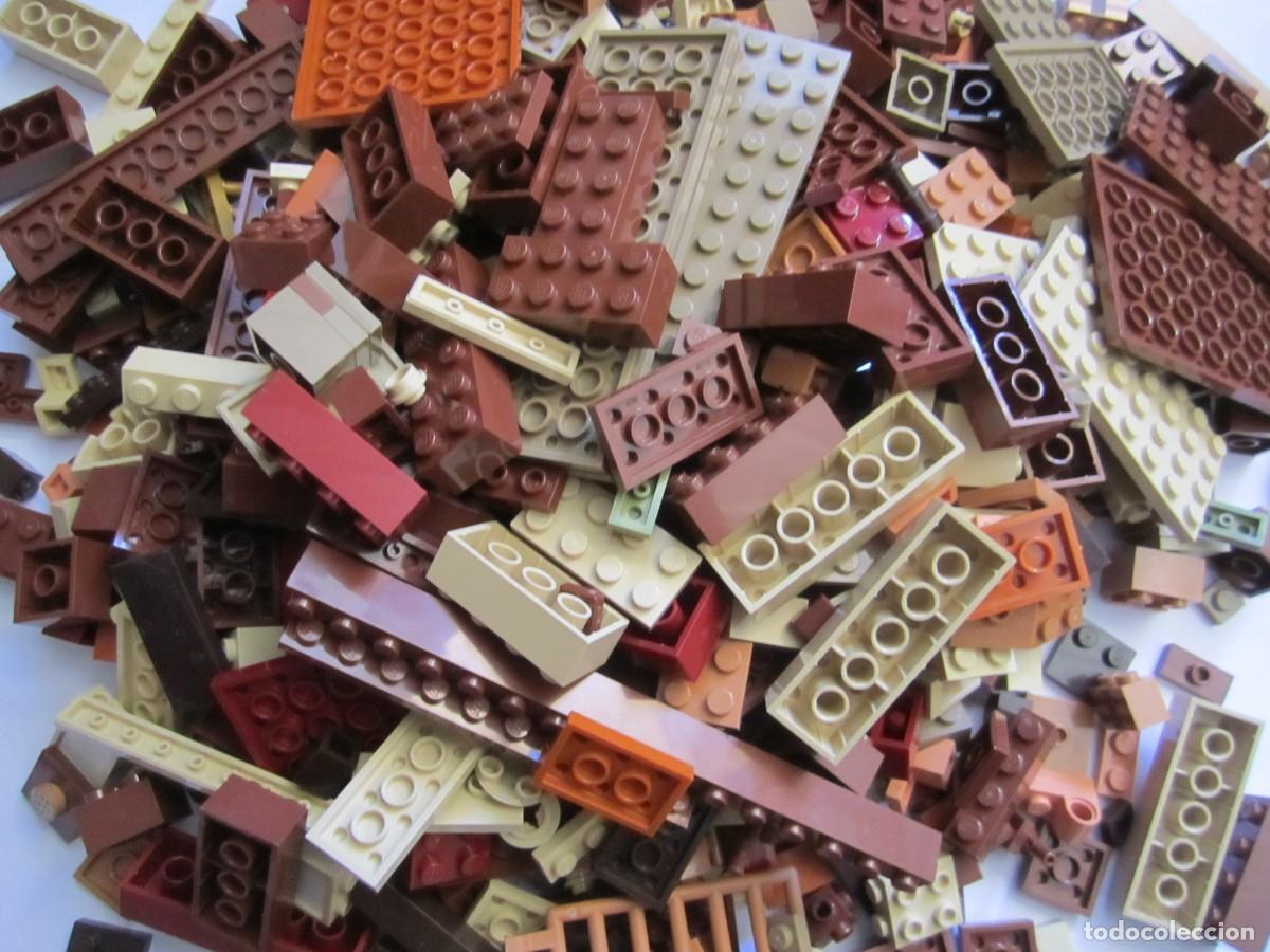 Juegos construcci&oacute;n - LEGO: lote mas de 400 piezas marrones lego