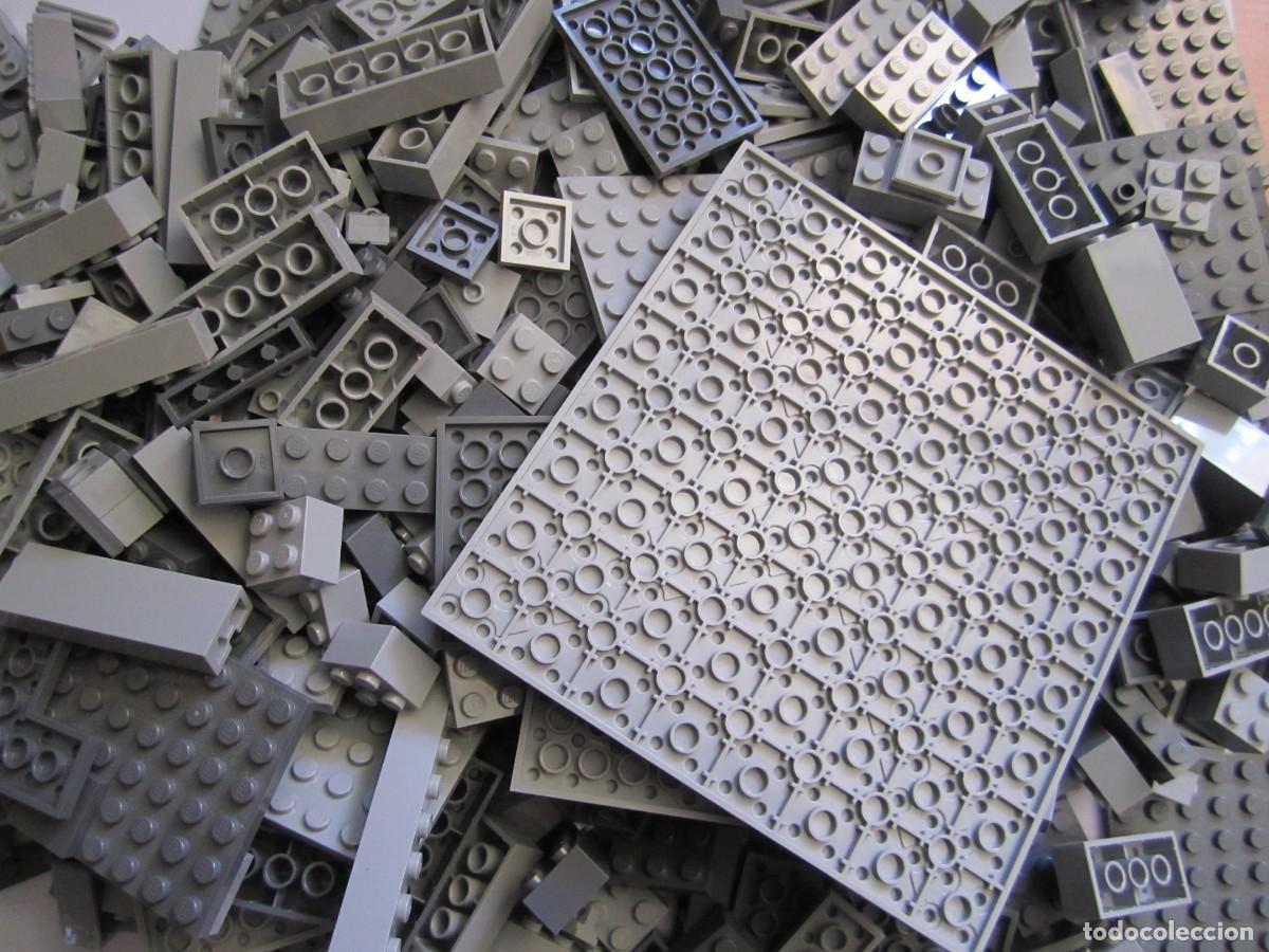 Juegos construcci&oacute;n - LEGO: lote mas de 400 piezas grises lego