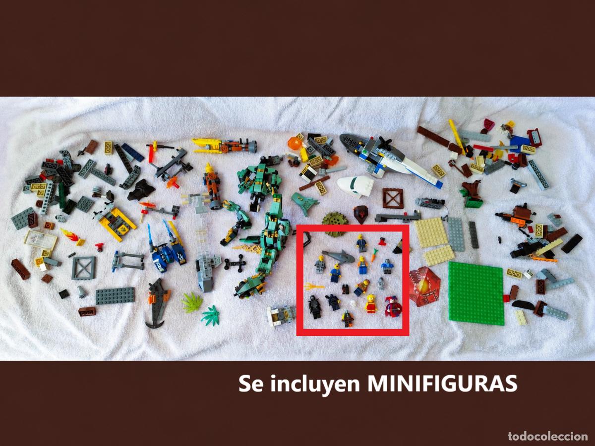 Jeux construction - LEGO: LEGO Lote de piezas y minifiguras (Ninjago / Batman / Simpson)