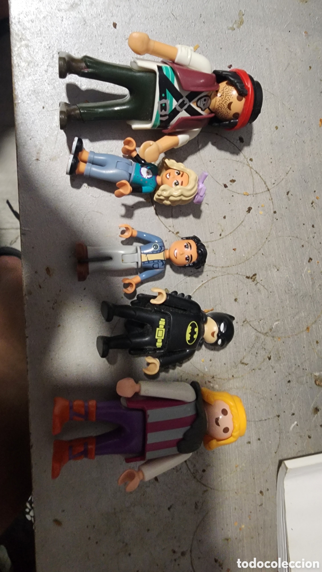 Juegos construcci&oacute;n - LEGO: Lote 5 Figuras Playmobil y LEGO Friends (Batman, Pirata y Minidolls)