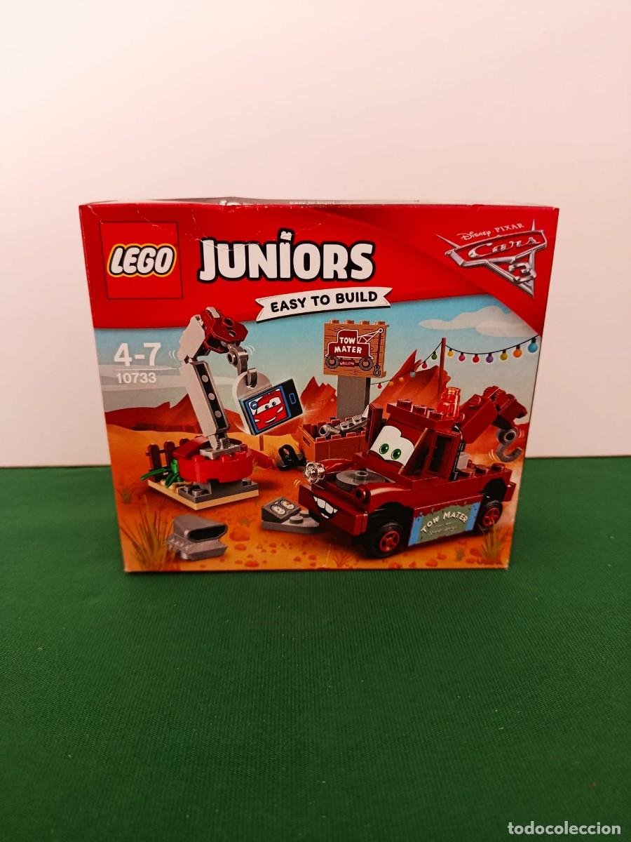 Juegos construcci&oacute;n - LEGO: Lego Juniors 10733 Mater&rsquo;s Junkyard Tow Mater Disney Cars 3 Nuovo Scatola usura Scaffale