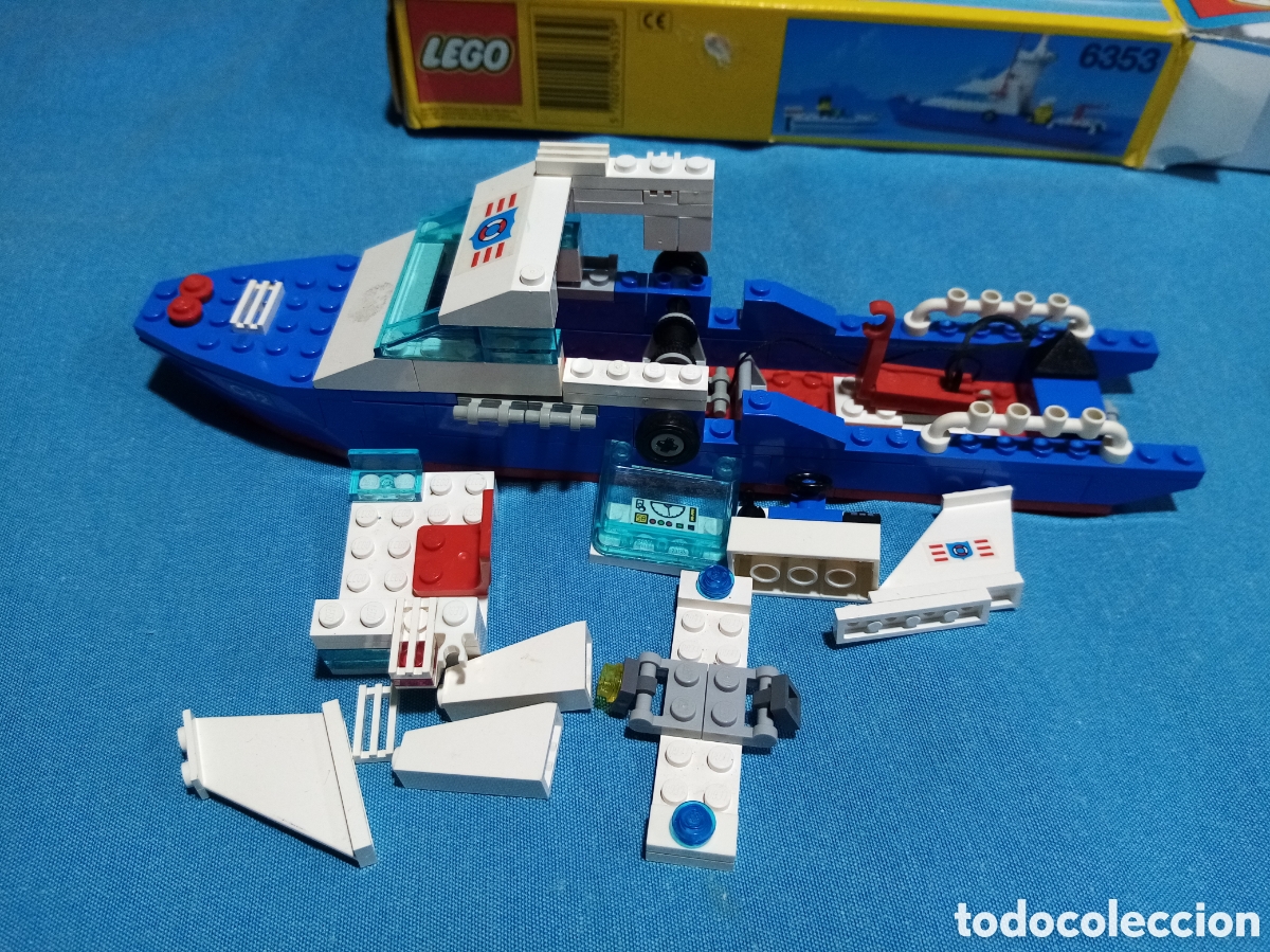 Juegos construcci&oacute;n - LEGO: Lego barco ref 6353 incompleto - Foto 3