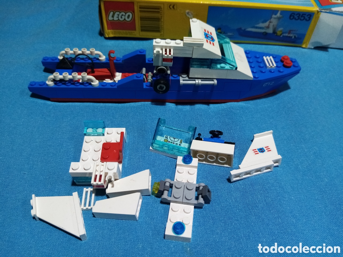 Juegos construcci&oacute;n - LEGO: Lego barco ref 6353 incompleto - Foto 4