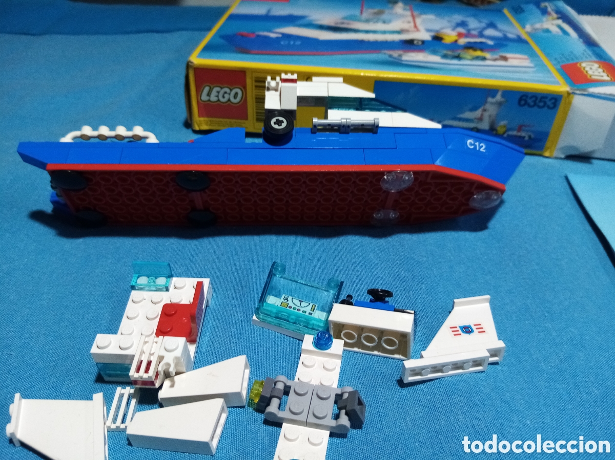 Juegos construcci&oacute;n - LEGO: Lego barco ref 6353 incompleto - Foto 5