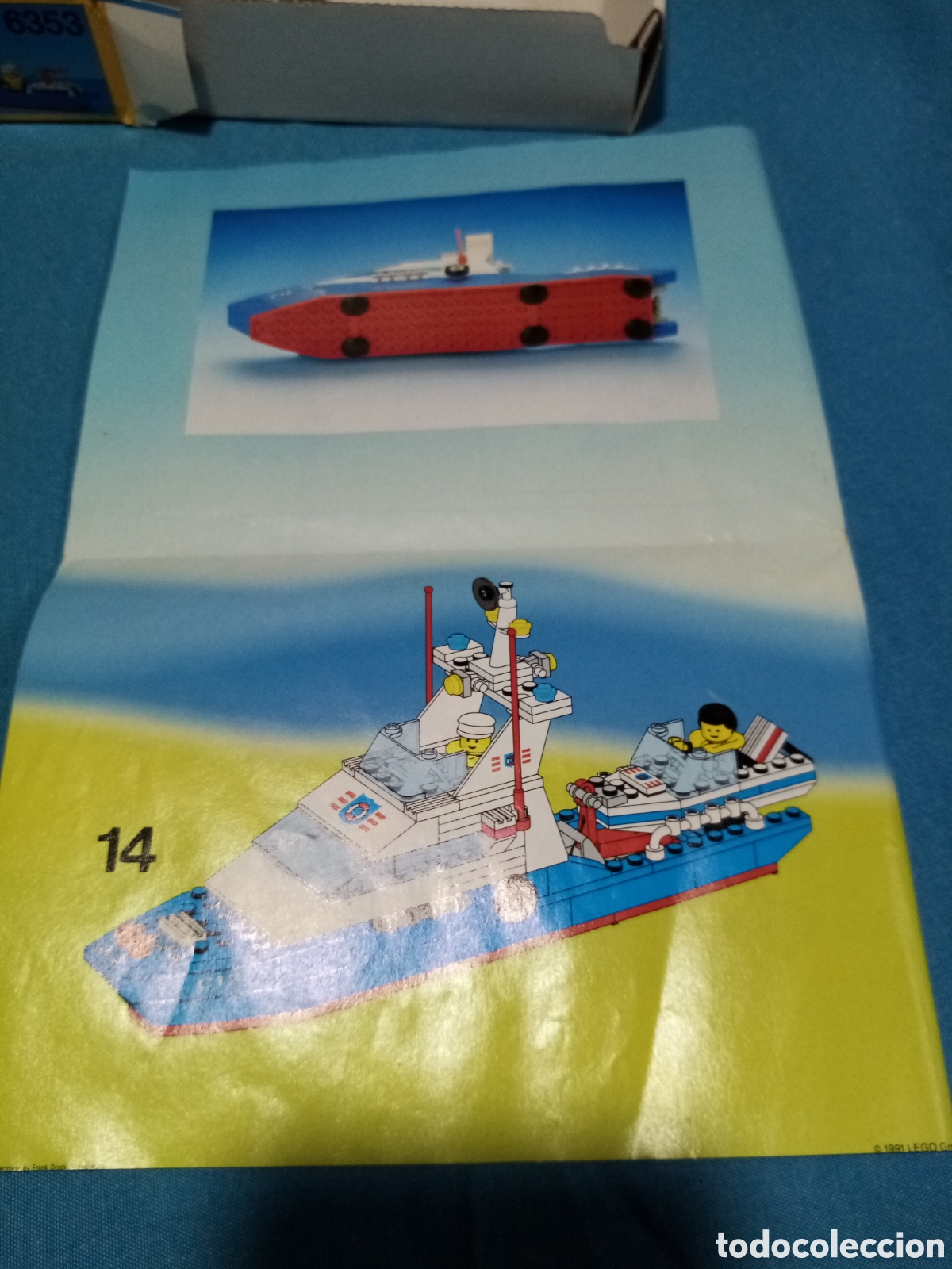 Juegos construcci&oacute;n - LEGO: Lego barco ref 6353 incompleto - Foto 6