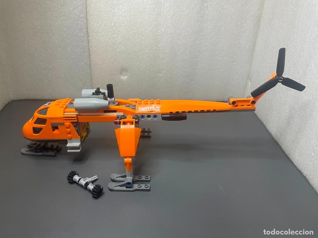 Juegos construcci&oacute;n - LEGO: LEGO - Town : City : Arctic - Helic&oacute;ptero Gr&uacute;a &Aacute;rtico del set 60034 - Incompleto