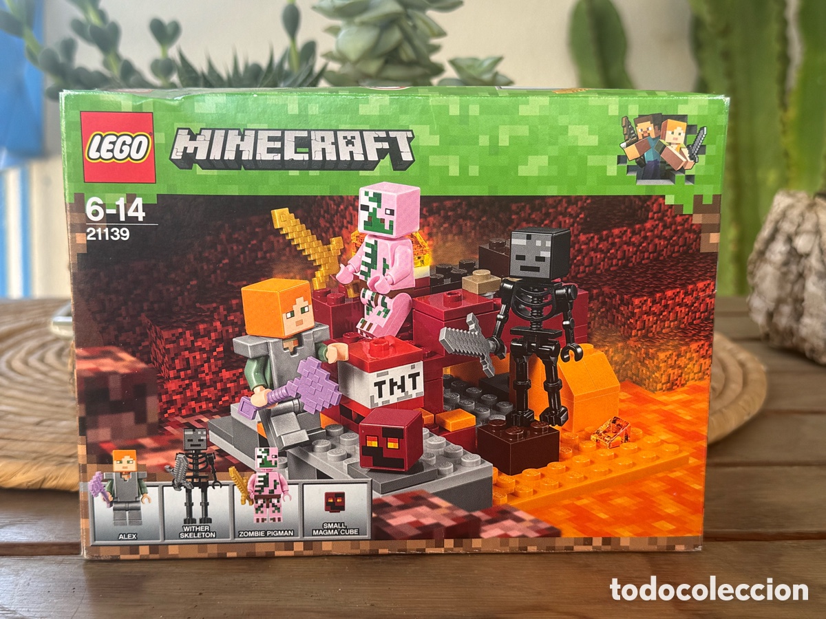 Juegos construcci&oacute;n - LEGO: Lego Minecraft 21139 Lucha en el Nether 2018