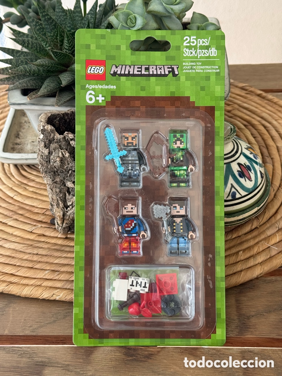 Juegos construcci&oacute;n - LEGO: LEGO Minecraft 853609 Skin Pack 4 Minifiguras 2016