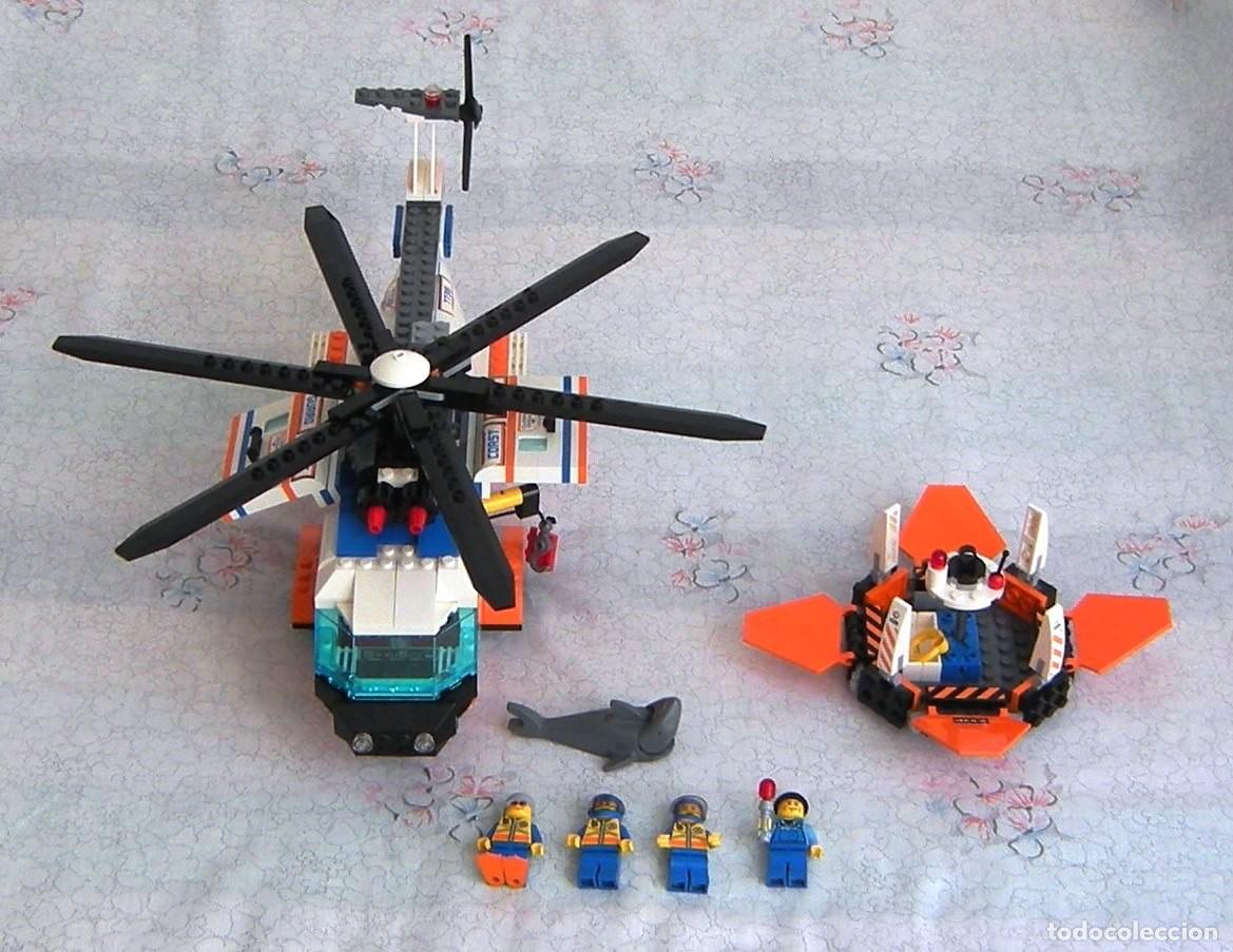 Juegos construcci&oacute;n - LEGO: Lego City 7738 Coast Guard Helicopter & Life Raft