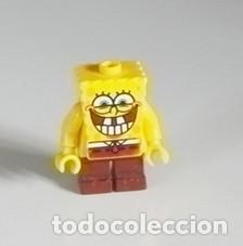 Juegos construcci&oacute;n - LEGO: BOB ESPONJA FIGURA DE LEGO - MU&Ntilde;ECO - PERSONAJE DE SERIE DE DIBUJOS ANIMADOS - JUGUETE - &Iacute;DOLO HUMOR
