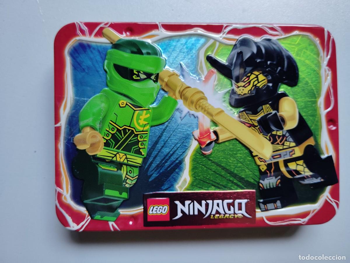 Juegos construcci&oacute;n - LEGO: LEGO. ORIGINAL. NINJAGO. CAJITA METALICA CON 2 MINIFIGURAS. 112405. NUEVO