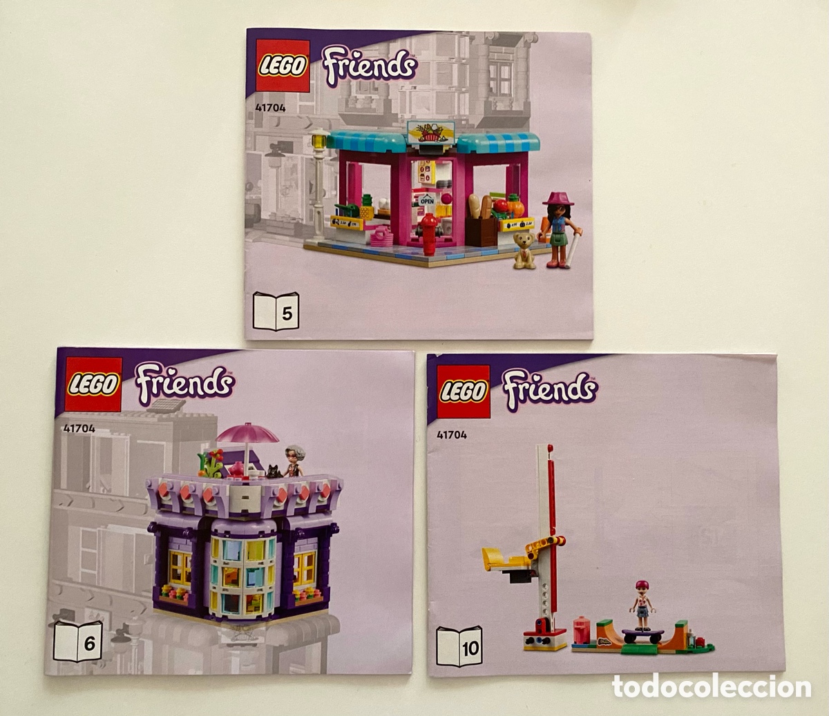 Jogos constru&ccedil;&atilde;o - LEGO: Lego Friends Manuales de instrucciones del set 41704-1 Edificio de la Calle Principal. De 2022