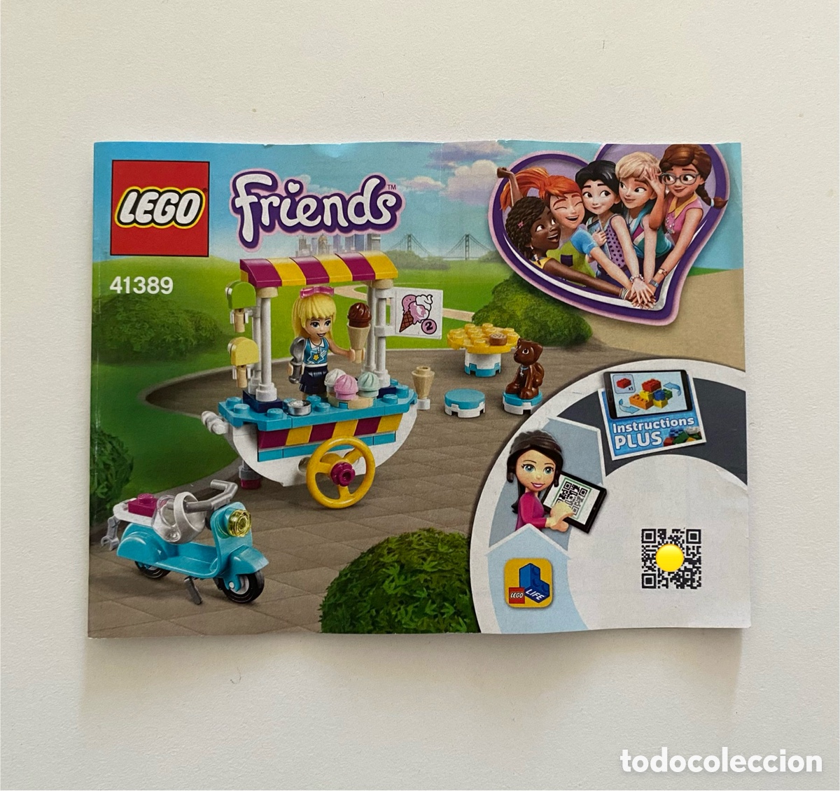 Juegos construcci&oacute;n - LEGO: Lego Friends Manual de instrucciones del set 41389-1 Helader&iacute;a M&oacute;vil. De 2020