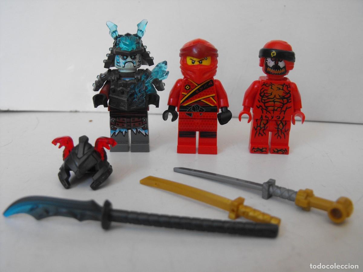 Giochi costruzione - LEGO: LEGO. Lote de figuras de ninja y samurai.