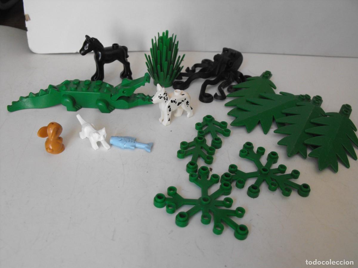Jogos constru&ccedil;&atilde;o - LEGO: LEGO. Lote de animales y plantas.