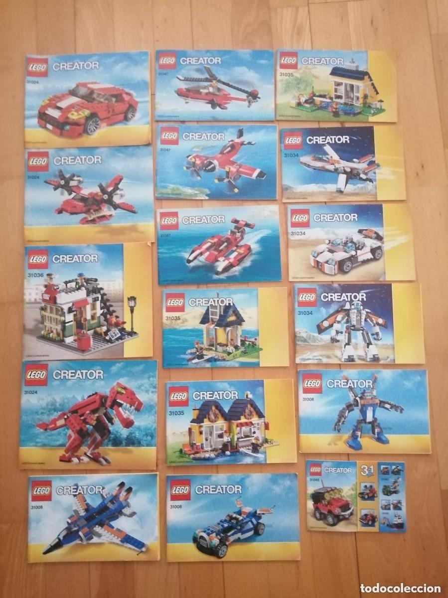Juegos construcci&oacute;n - LEGO: 17 LEGO CREATOR MANUAL CONSTRUCCI&Oacute;N. 17 LIBROS INSTRUCCIONES