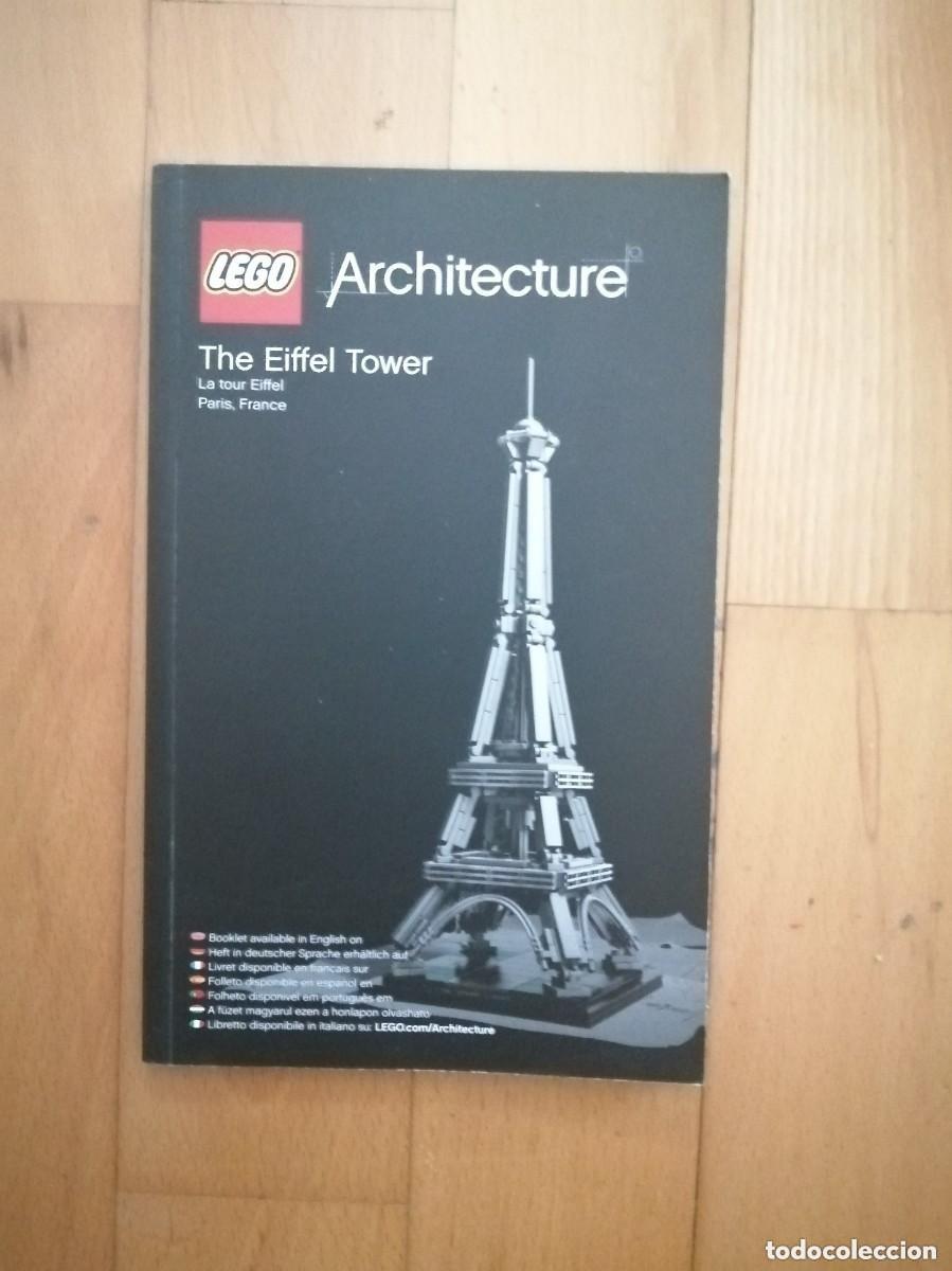 Giochi costruzione - LEGO: LEGO ARCHITECTURE TORRE EIFFEL MANUAL CONSTRUCCI&Oacute;N. LIBRO INSTRUCCIONES
