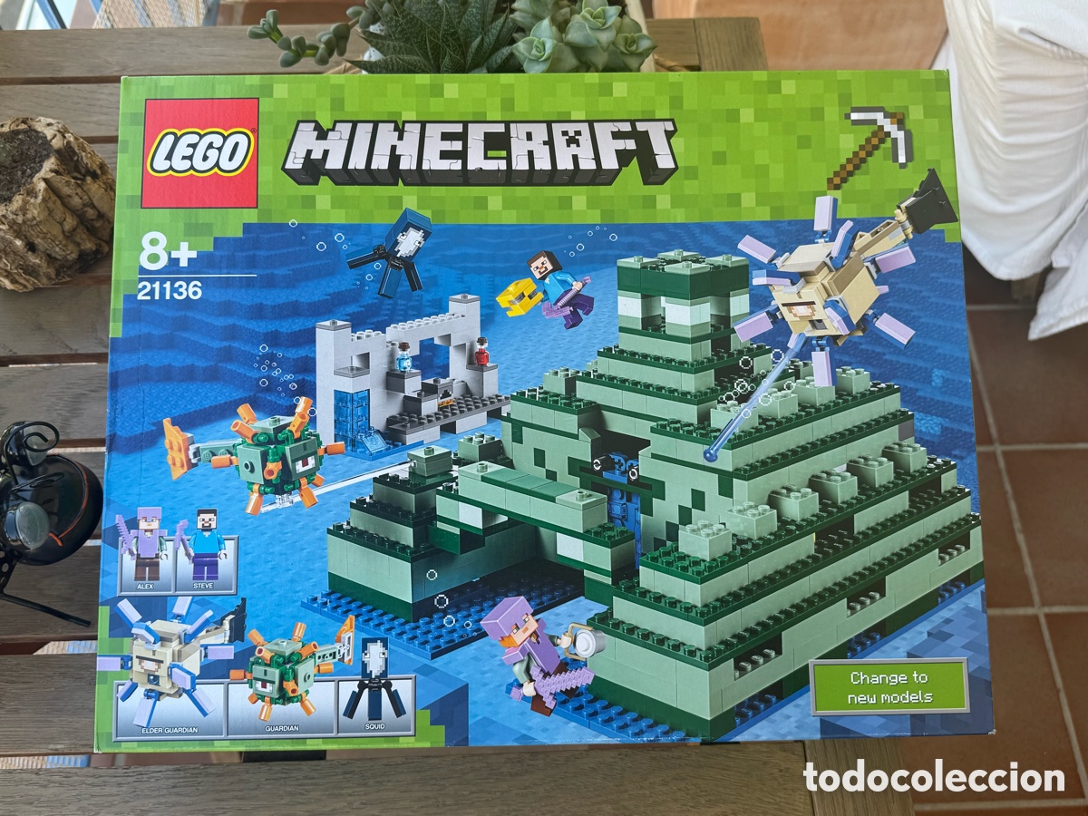 Juegos construcci&oacute;n - LEGO: LEGO Minecraft 21136 Monumento del Oc&eacute;ano Oce&aacute;nico