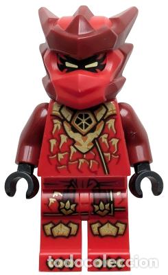 Juegos construcci&oacute;n - LEGO: Minifigura LEGO Kai - Dragons Rising con t&uacute;nica Cabeza de drag&oacute;n con Casco de NINJAGO