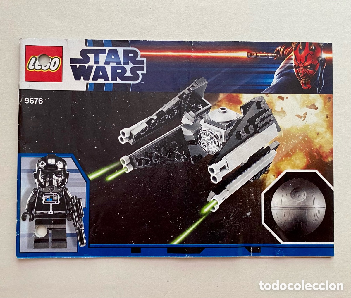 Juegos construcci&oacute;n - LEGO: Lego Star Wars Planets Series 1: Manual de instrucciones del set 9676-1 TIE Interceptor & Death Star