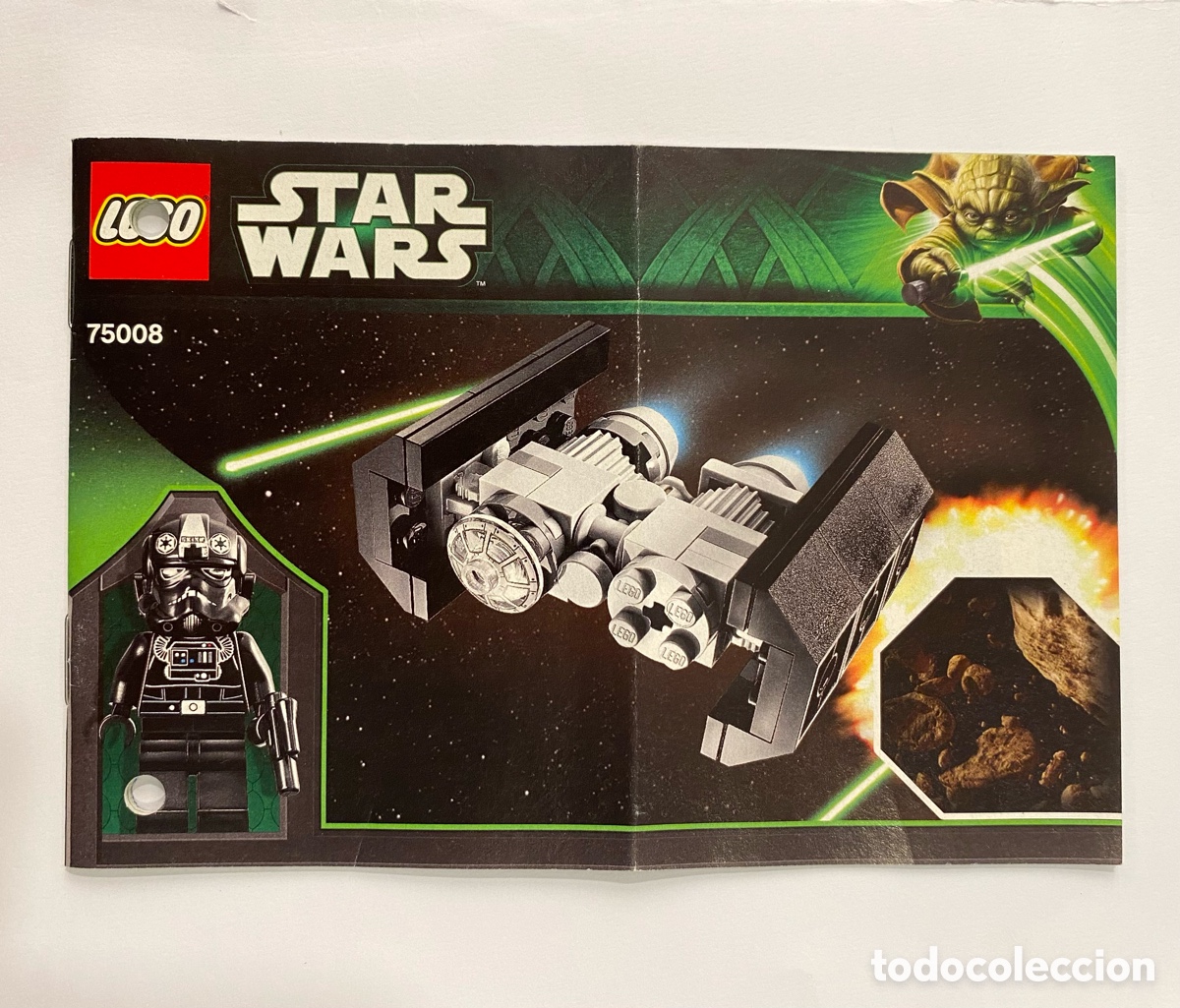 Jogos constru&ccedil;&atilde;o - LEGO: Lego Star Wars Planets Serie 3: Manual de instrucciones set 75008-1 TIE Bomber & Campo de Asteroides