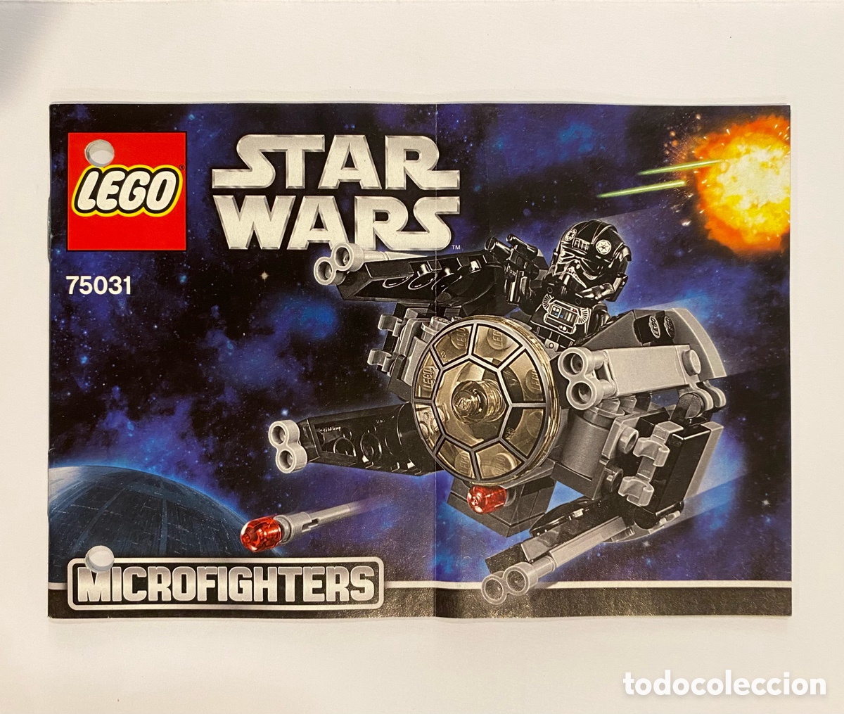 Juegos construcci&oacute;n - LEGO: Lego Star Wars: Microfighters Serie 1: Manual de instrucciones set 75031-1 TIE Interceptor. (2014)