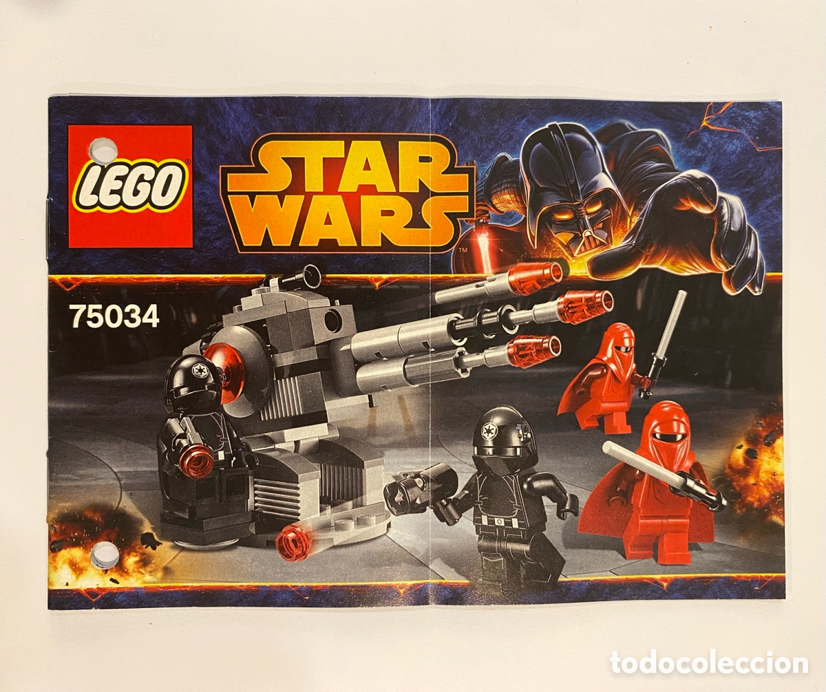 Construction games - LEGO: Lego Star Wars Episode 4/5/6: Manual de instrucciones del set 75034-1 Death Star Troopers (2014)
