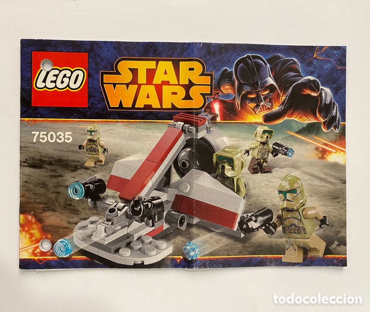 Juegos construcci&oacute;n - LEGO: Lego Star Wars Episode 3: Manual de instrucciones del set 75035-1 Kashyyyk Troopers (2014)