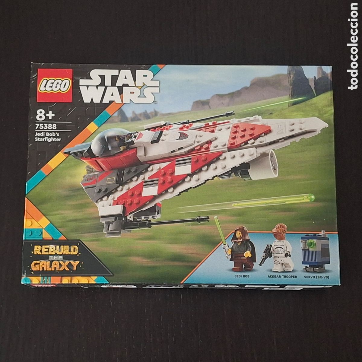 Juegos construcci&oacute;n - LEGO: LEGO 75388 STAR WARS - JEDI BOB&acute;S STARFIGHTER - MINI FIGURAS JEDI BOB ACKBAR TROOPER SERVO