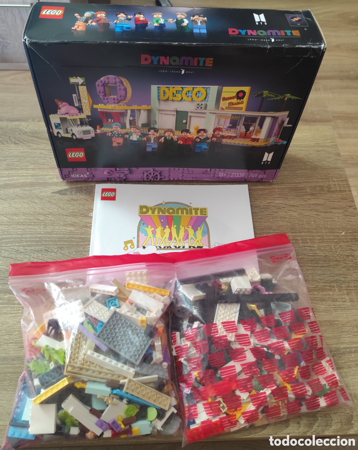 Juegos construcci&oacute;n - LEGO: 21339 Lego Ideas BTS Dynamite con caja e instrucciones descatalogado
