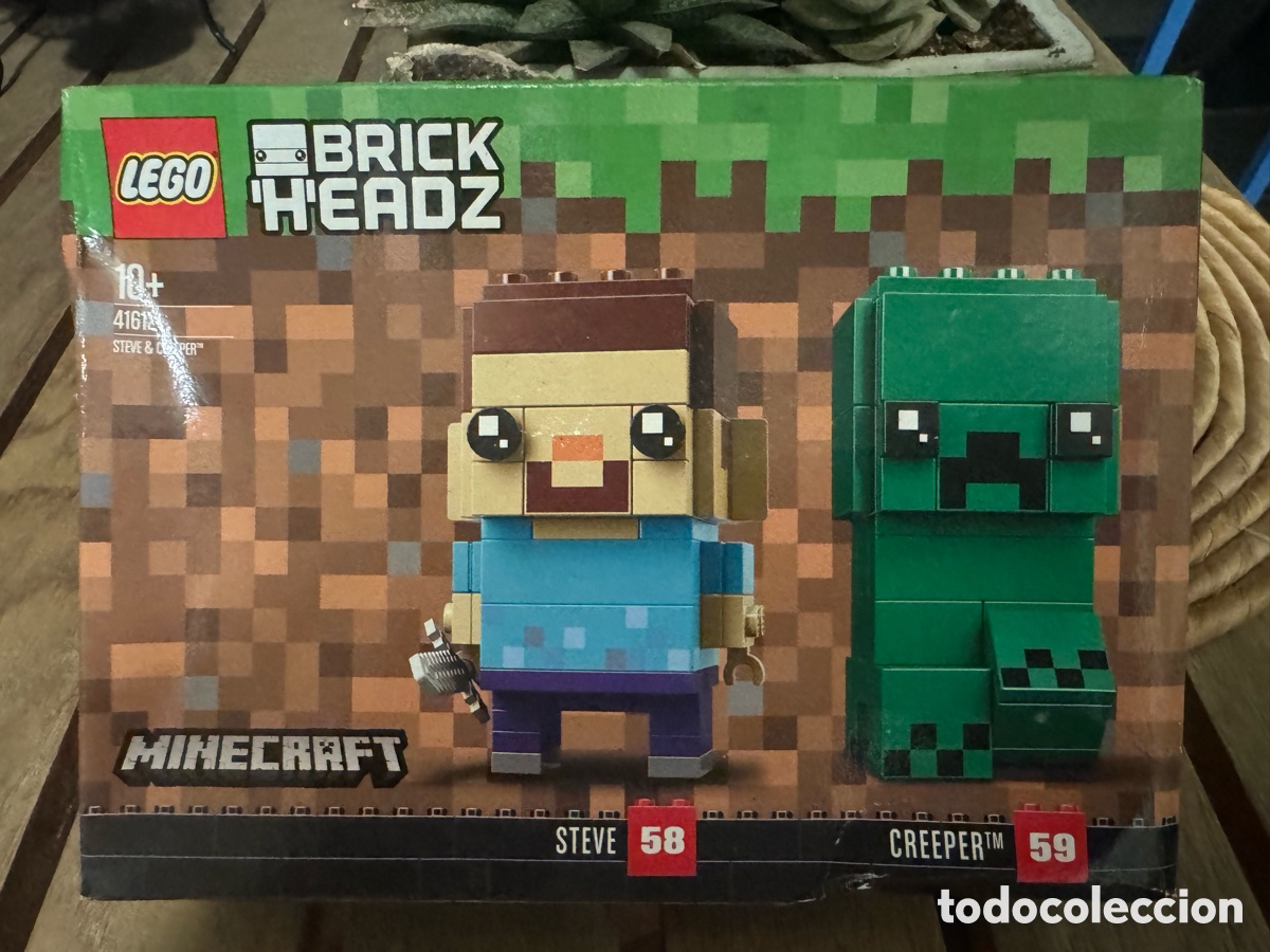 Juegos construcci&oacute;n - LEGO: LEGO BrickHeadz 41612 Minecraft: Steve & Creeper