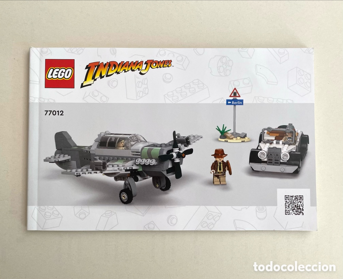 Jogos constru&ccedil;&atilde;o - LEGO: Lego Indiana Jones y la &Uacute;ltima Cruzada Manual de instrucciones set 77012-1 Persecuci&oacute;n del Caza