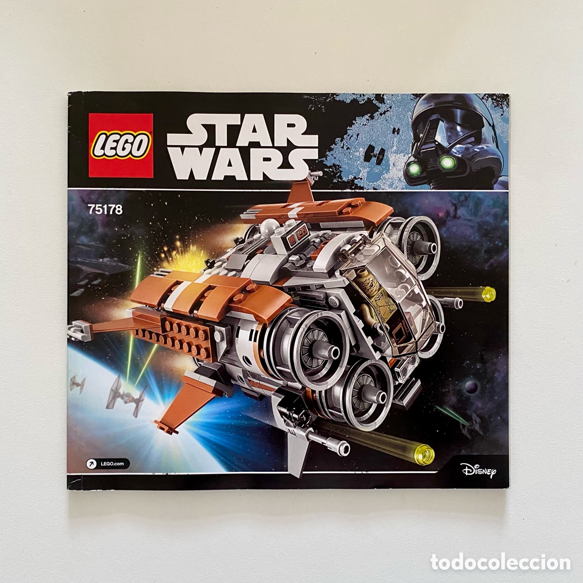 Juegos construcci&oacute;n - LEGO: Lego Star Wars Episode 7: Manual de instrucciones del set 75178-1 Quadjumper de Jakku (2017)