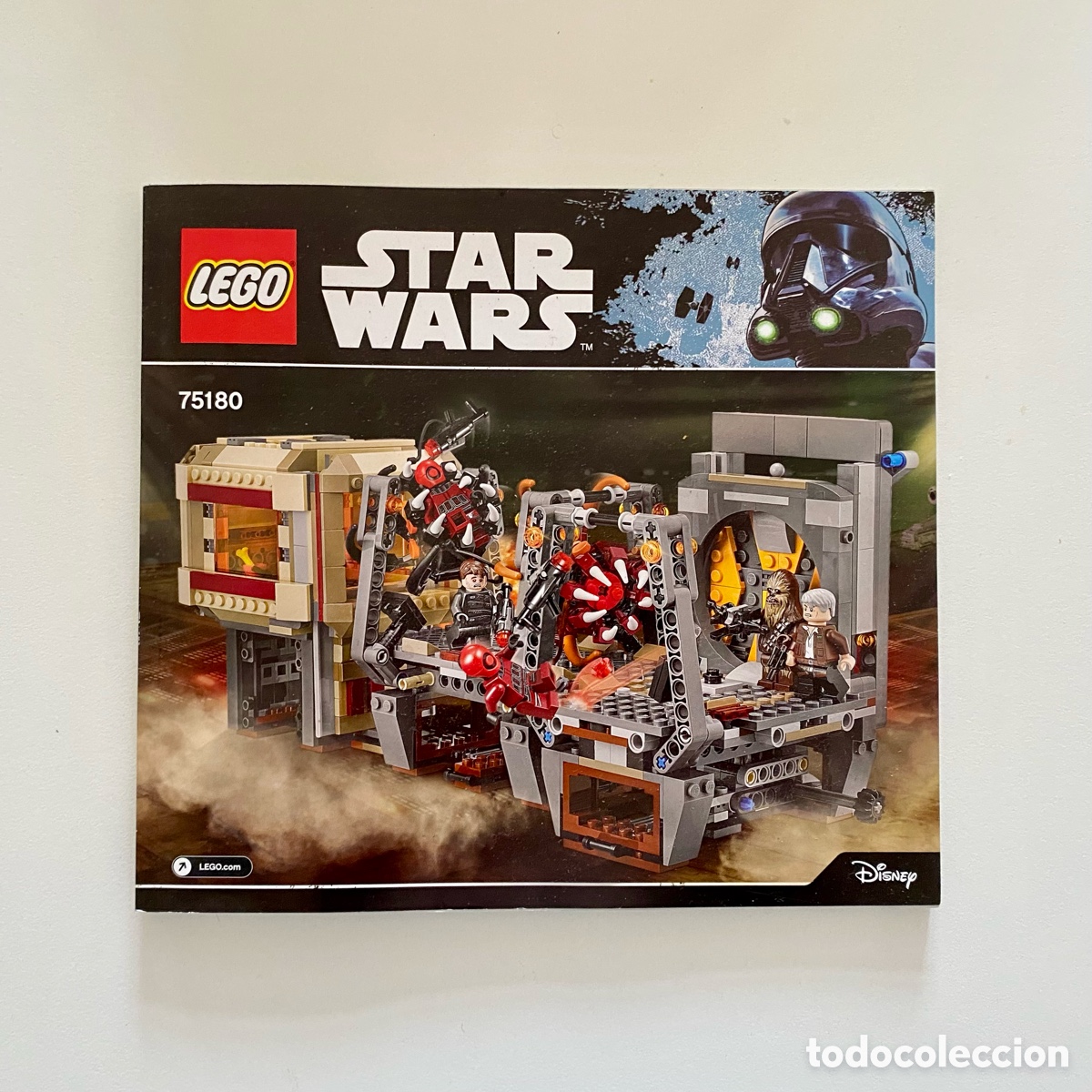 Juegos construcci&oacute;n - LEGO: Lego Star Wars Episode 7: Manual de instrucciones del set 75180-1 Huida de Rathtar (2017)